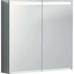 Geberit Option Spiegelschrank mit integrierter Beleuchtung, zwei Türen, Breite 75cm, 500.205.00.1