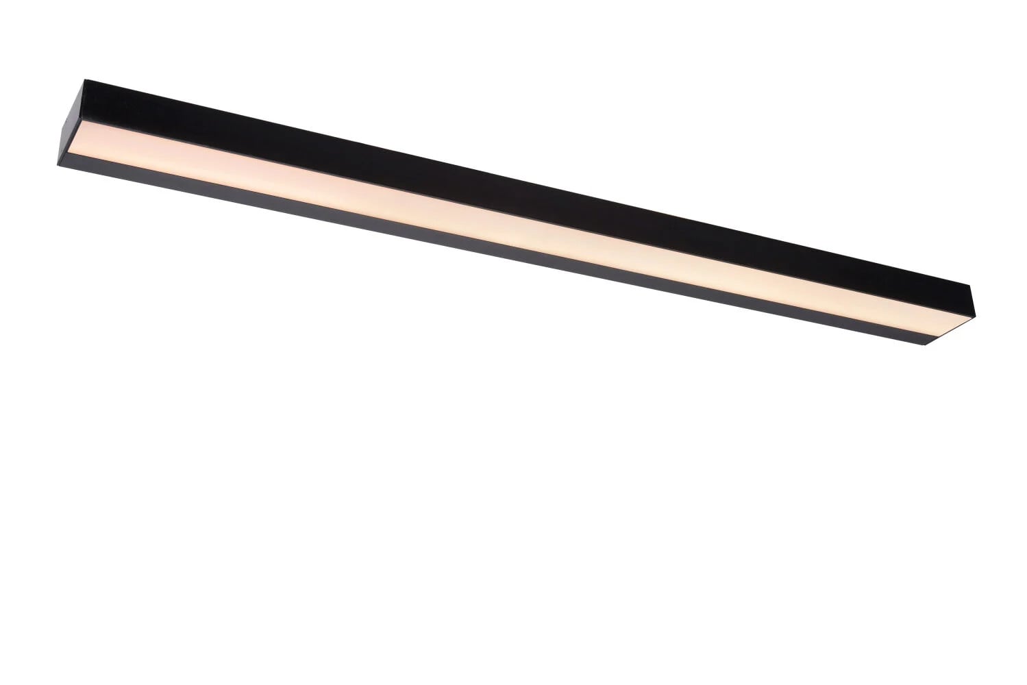 Lucide ALEXA LED badkamer wandlamp - Zwart - 90 cm - 13W - 2700K - IP44