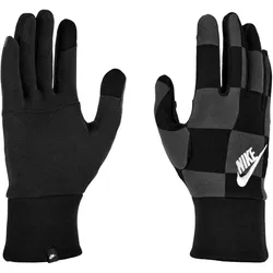 NIKE TG Club Fleece 2.0 Printed Handschuhe Herren 075 - black/dk smoke grey/black L