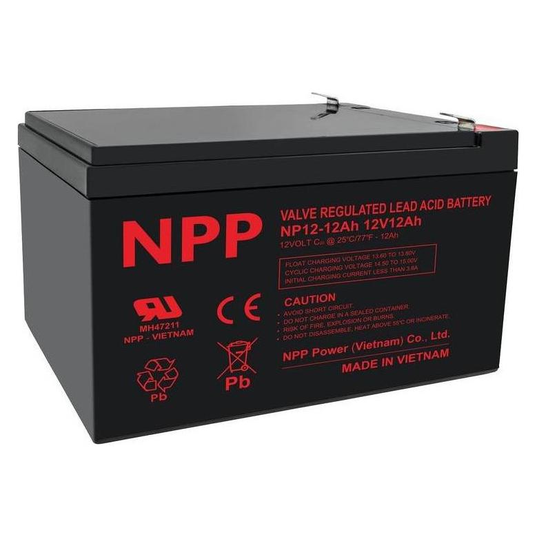 Battery NPP, 12V 12AH (1 Stk., Gerätespezifisch, 12000 mAh) (8719845000466)