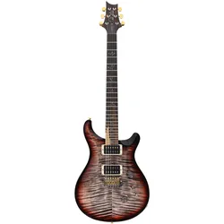 PRS Custom 24 Wood Library 10 Top Charcoal Tri-Color Burst session Select #03771... - E-Gitarre
