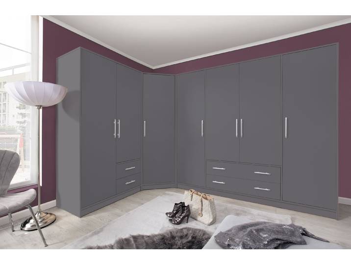 Schlafzimmer-Set Schlafzimmer Set – 3 Teile – SMART – Grau