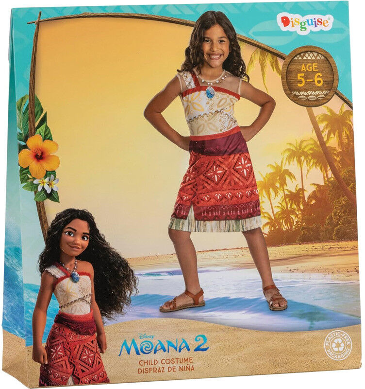 Disguise Costume basique Vaiana II Taille M (7-8 ans) - Jakks Pacific