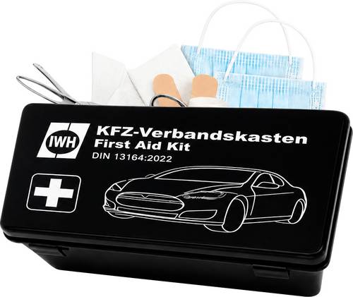 IWH 023514 KFZ-Verbandkasten "Kompakt" DIN 13164:2022 Verbandkasten DIN 13164, DIN 13164 02-2022 1St.