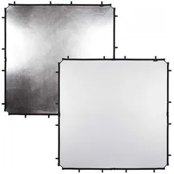 Lastolite Skylite Rapid Cover Midi (150 cm), Hintergrundsystem, Weiss, Grau, Silber