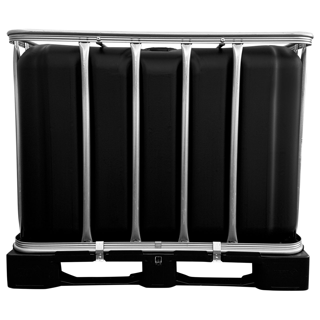 WERIT 600l IBC Container »SCHWARZ« DN150/50 auf PE-Palette NEU 202-FB4A0YA6