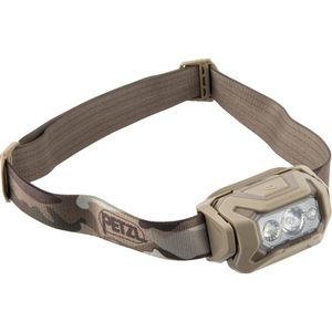 Petzl Stirnlampe Aria 2 RGB LED, mit Batterie, 450 Lumen mit Blau-, Grün- & Rotlicht, wasserdicht, camouflage