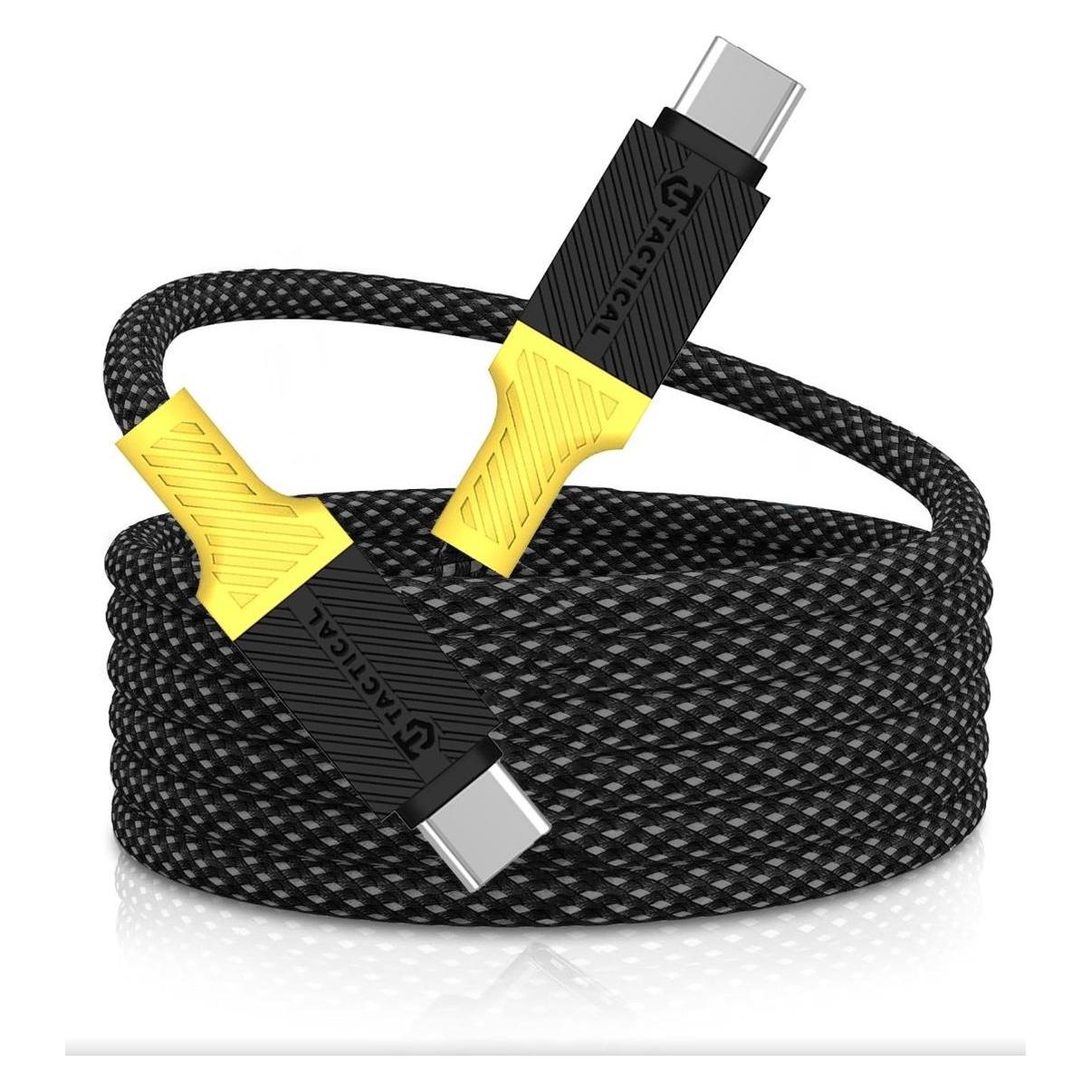 Tactical MagRope USB-C/USB-C 1m schwarz/gelb (1 m) (57983121892)