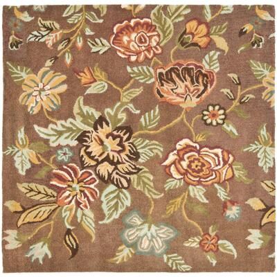 SAFAVIEH Handmade Blossom Ela Modern Floral Wool Rug