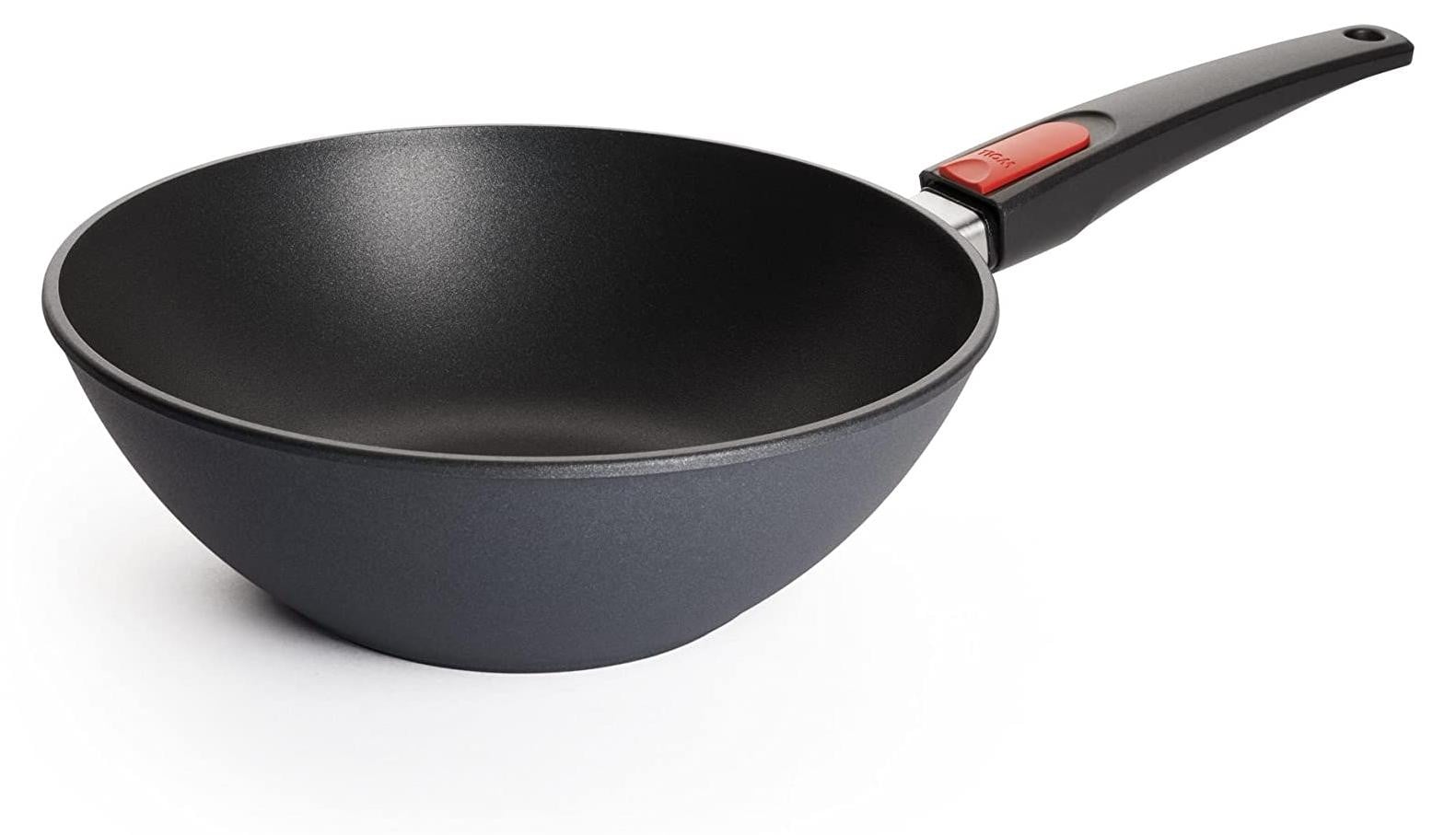 Woll Diamond Lite braadpan en wok, Ø 26 cm, met afneembaar handvat en anti-aanbaklaag