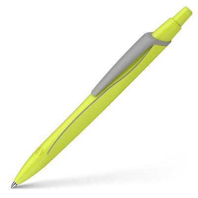 Schneider Kugelschreiber Reco neon gelb, Mine Eco 725 M blau