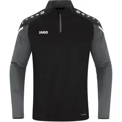 JAKO Kinder Ziptop Performance, Größe 128 in Schwarz Schwarz