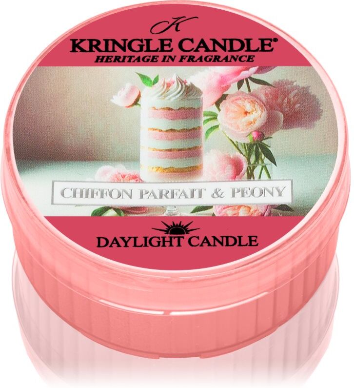 Kringle Candle Chiffon Parfait & Peony tealight candle 42 g
