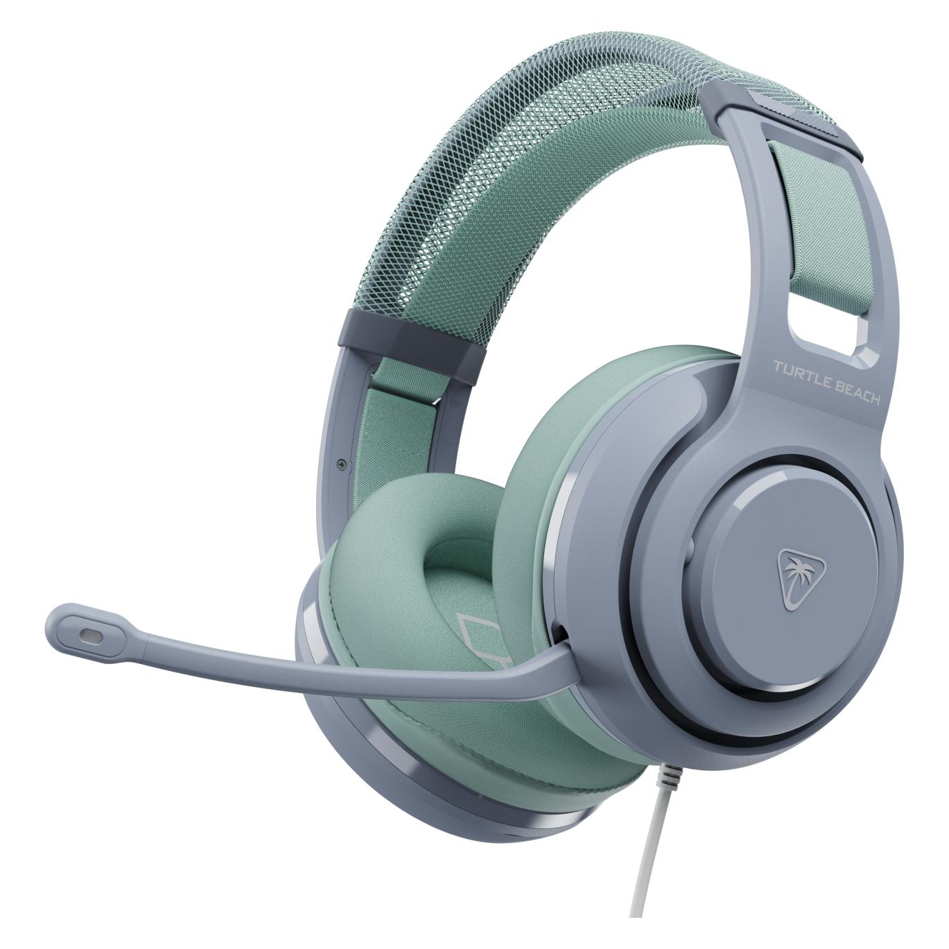Turtle Beach Headset Atlas 200 MultiPlatform, Seafoam Breeze (Kabelgebunden) (4488TBS600125)