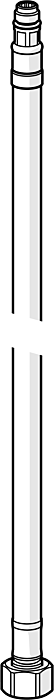 Anschlußschlauch 59914594 L=500, G3/8-M10x1,HANSA