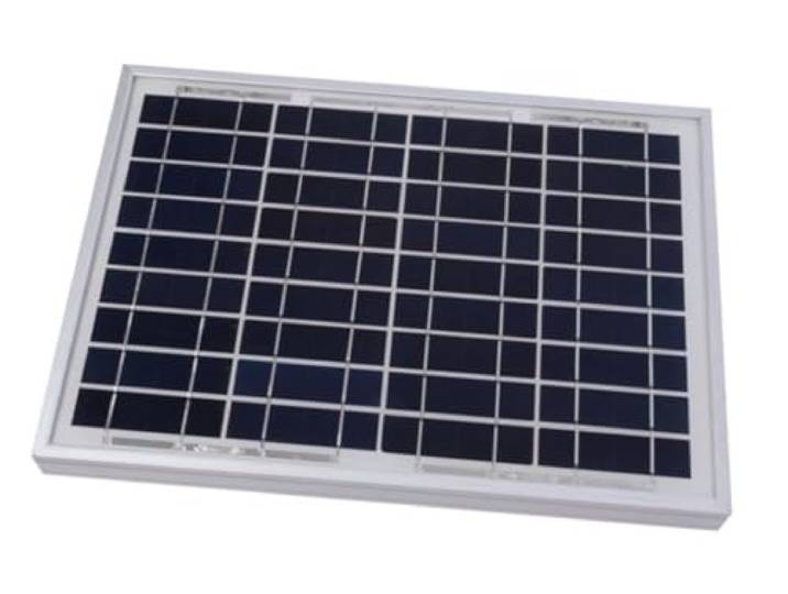 Perel Polykristallijn zonnepaneel voor campers en caravans, hoge efficiëntie bij lage lichtintensiteit, weerbestendig en eenvoudig te installeren, 10W