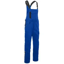 KÜBLER ICONIQ PRO Latzhose - Kurzgröße kornblumenblau/schwarz 50K - 3145 5380-4699-50K - kornblumenblau/schwarz