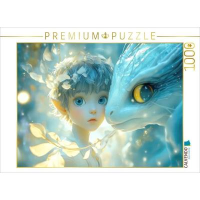 CALVENDO Puzzle Animierte Winterfantasie | 1000 Teile Lege-Größe 64x48cm Foto-Puzzle für glückliche Stunden