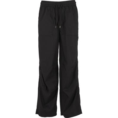 Stoffhose URBAN CLASSICS "Urban Classics Loose Fit Pants With Darts", Herren, Gr. M, US-Größen, schwarz, 80% Baumwolle (Bio), 18% Polyester (Recycelt), 2% Elasthan, unifarben, loose fit, Hosen Stoffhose