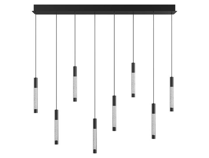 Hängeleuchte - schwarz - Alisio - glas metall - designlampe - LED - 4581ZW - Steinhauer