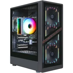Hyrican AERIS 8123 Gaming PC – AMD Ryzen 7 5700X (1000 GB, 16 GB, Radeon RX 9070), PC