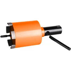 Adapter M16 Innen- und Außengewinde 50 mm mit Zentrierbohrer 8x230 mm und Treibkeil