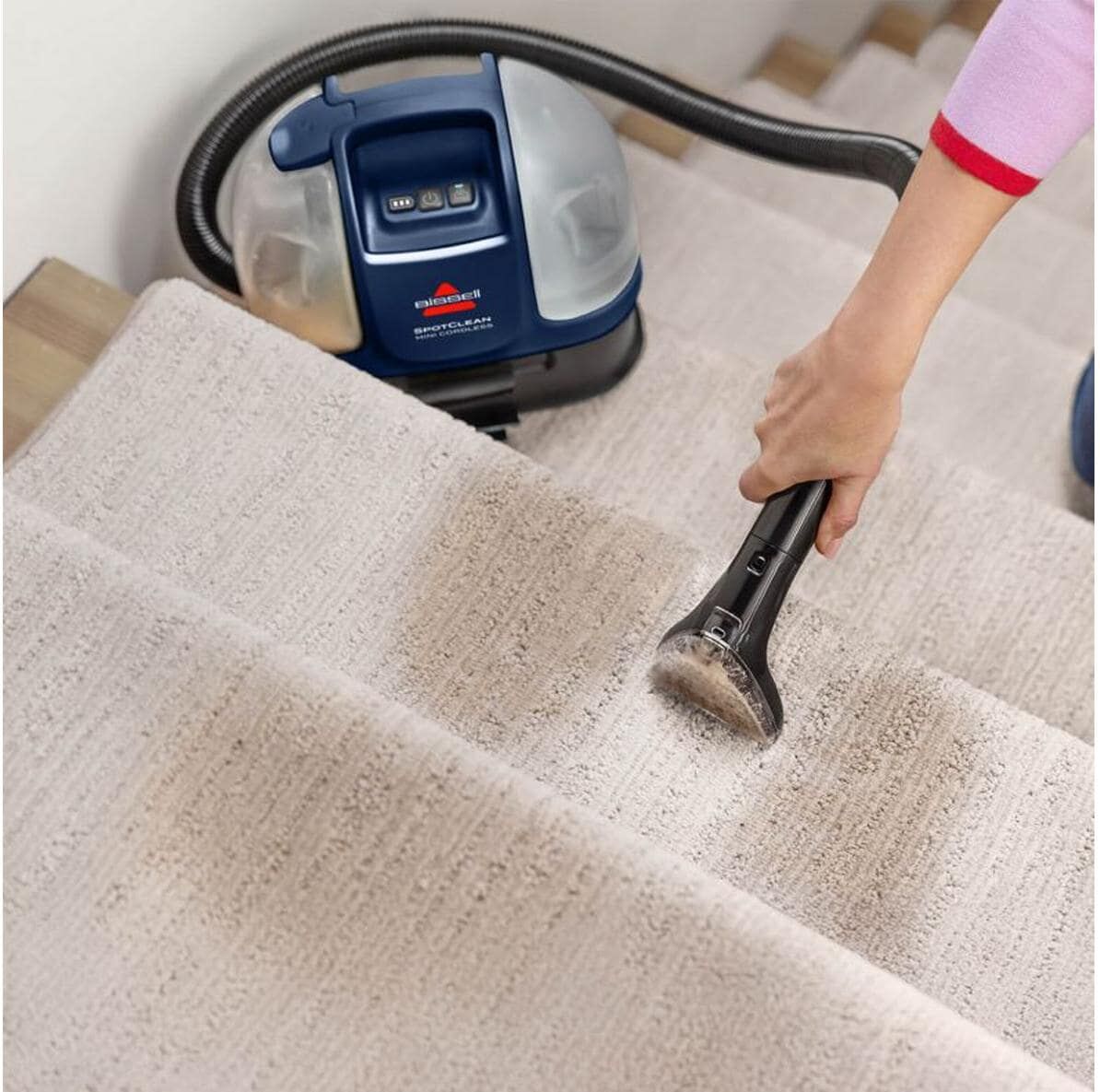 BISSELL Wasch-Sauger "SpotClean Mini Cordless", blau (bunt), B:25cm H:31cm, Mehrzwecksauger, Wasch-Sauger bunt Einheitsgröße