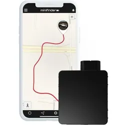 MiniFinder, Navigationsgerät Zubehör, Xero GPS Tracker Fahrzeugtracker, Live Tracking Schwarz 1 St.