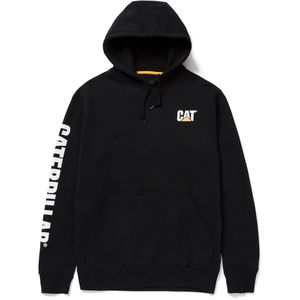 CAT Arbeitspullover TM Banner Hooded Sweatshirt, mit Kapuze, schwarz, Größe L