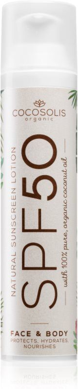 COCOSOLIS Natural Sunscreen Lotion Sonnenschutzcreme SPF 50 100 ml