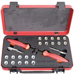 Unior 1695MB1-US Crank Saver Kit rot Schutz für Kurbelarm bis 170 mm