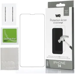 We-Vibe WE Verre trempé APPLE IPHONE 14: Protection écran - anti-rayures - anti-bulles d (Apple iPhone 13, Apple iPhone 13 Pro, Apple iPhone 14), Smartphone Hülle, Transparent