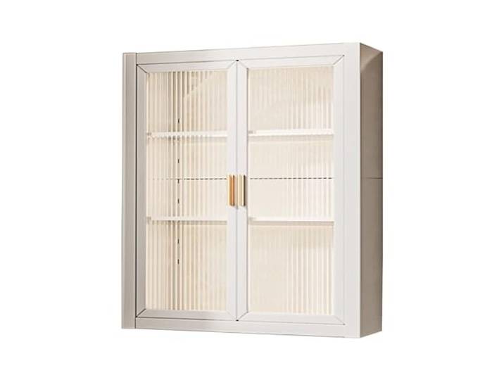 WGBING Wandschrank mit Türen aus Kohlenstoffstahl for Küche, Speisekammer und Badezimmer(B,D)