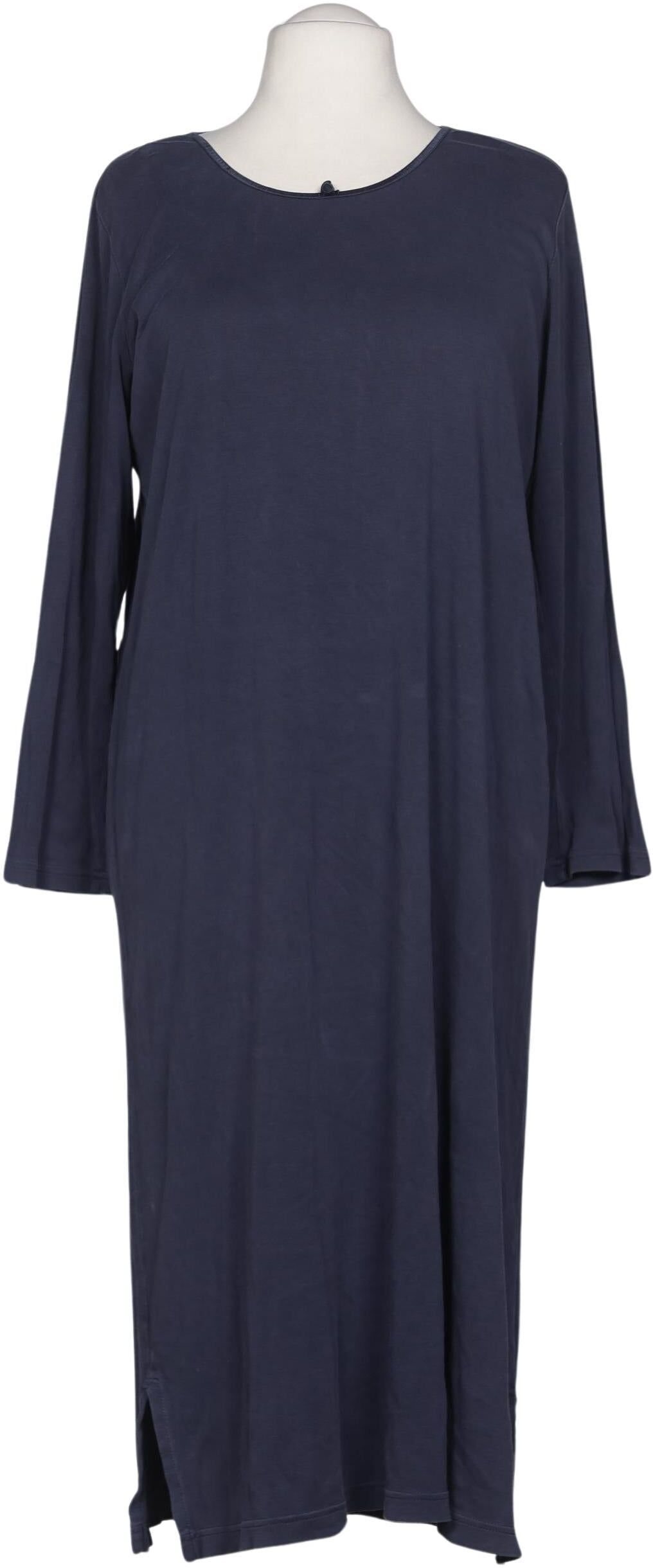 Lands End Damen Kleid, Marineblau, Gr. L, Baumwolle - Second Hand