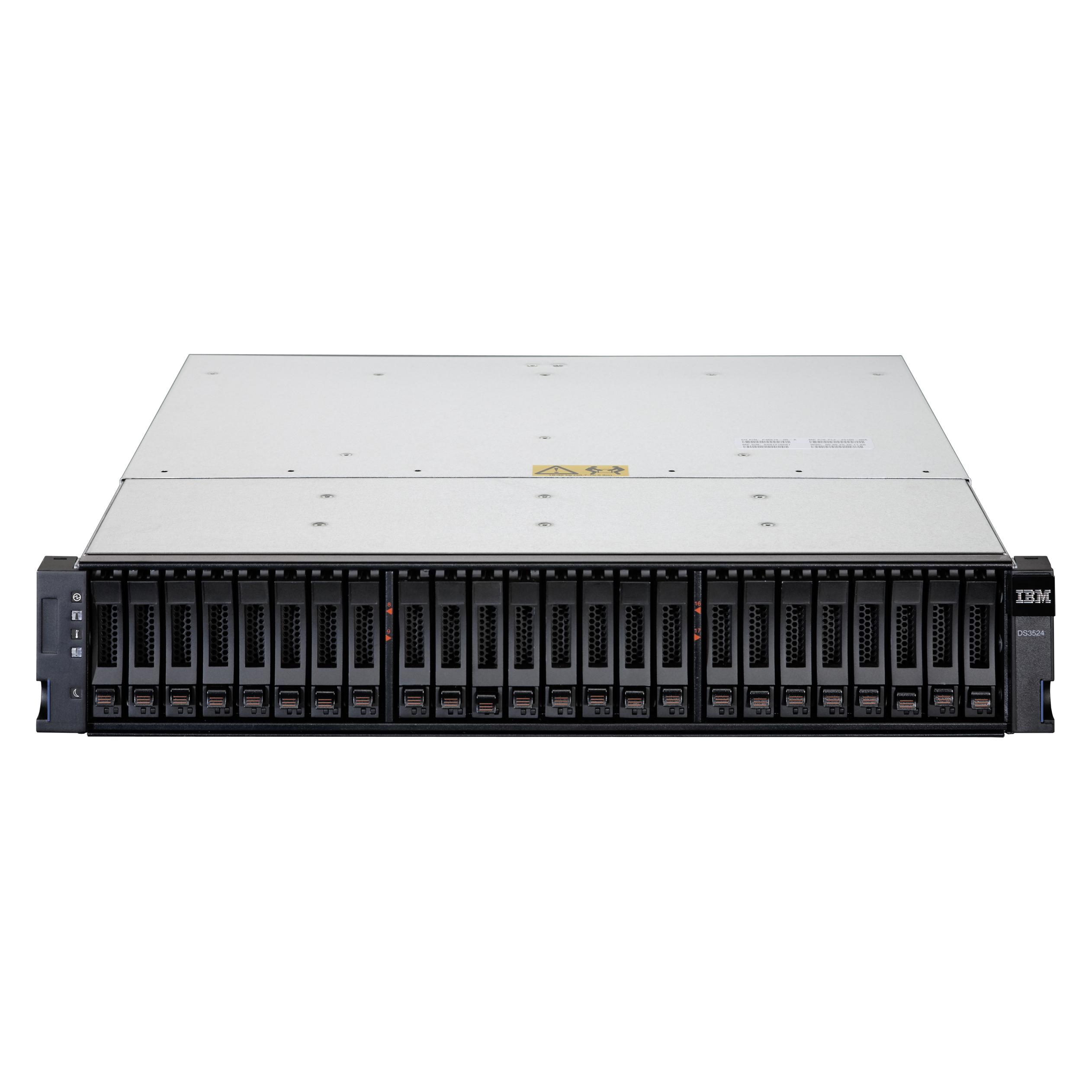 IBM DS3524 - SAS - Rack (2U) - Schwarz - Grau - 25,9 kg - 449 x 487 x 86 mm - 25,9 k (SAS) (1746A4D)