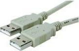 MicroConnect USB-A naar USB-A kabel, USB 2.0, 1,8 meter, grijs
