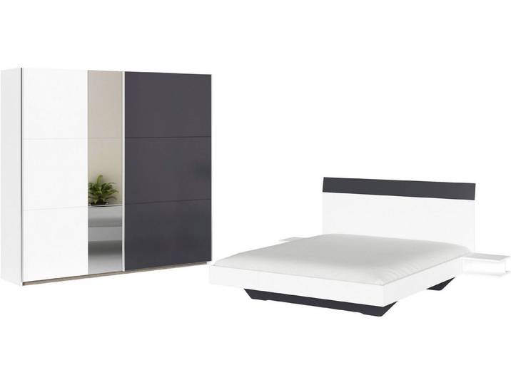 rauch Schlafzimmer-Set Monza, mit Schwebetürenschrank Breite 218 cm, Bettanlage in 2 Breiten