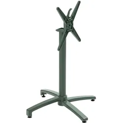 Oviala Business Neigbares Tischbein 72 cm aus dunkelgrünem Aluminium