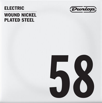 Dunlop Nickel Wound Single Str 058w