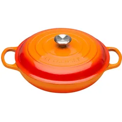 Le Creuset Signature, Pfanne + Kochtopf, Rot