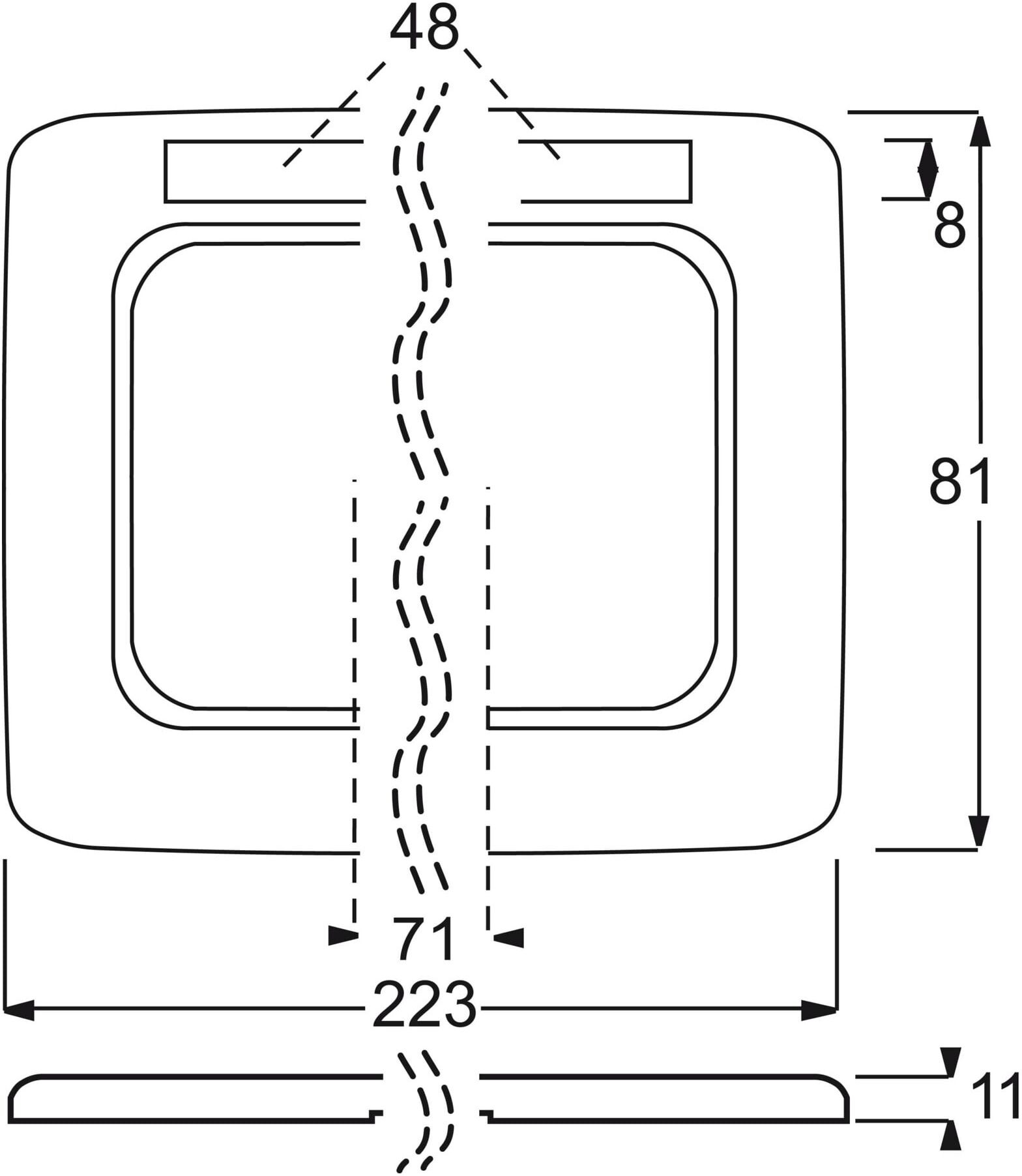 Busch-Jaeger Rahmen 3-fach weiß 1733 NS-214 (2CKA001754A3732)