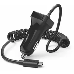 HAMA 201609 Kfz-Lader, USB-C, 12 Watt