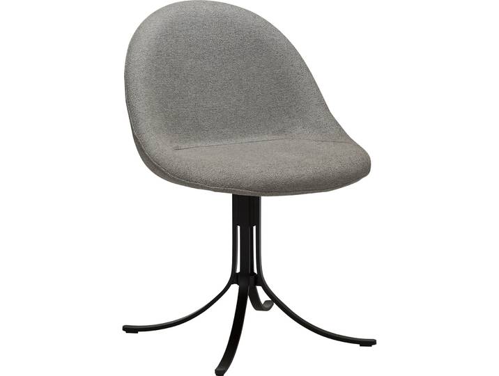 DAN-FORM Stuhl 2er-Set Dolo hellgrau Stoff