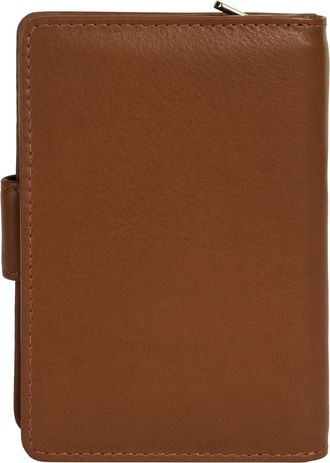 Geldbörse SZUNA "SZUNA Damen echt Leder", Damen, braun (cognac), Leder, gepflegt, Kleinlederwaren Geldbörse, echt Leder cognac Einheitsgröße