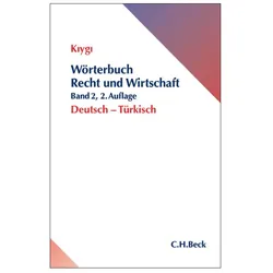 Wörterbuch Recht und Wirtschaft 02. Deutsch-Türkisch, Sprachbücher von Osman Nazim Kiygi