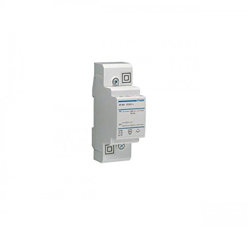 Hager ST301 transformator voor deurbel, 230V naar 8V/0.5A of 12V/0.33A, 4VA, 2-polig