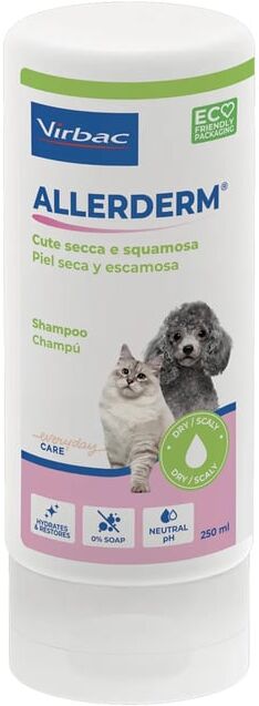 Virbac Allerderm Shampoo Pele Seca e Escamosa 250 ml