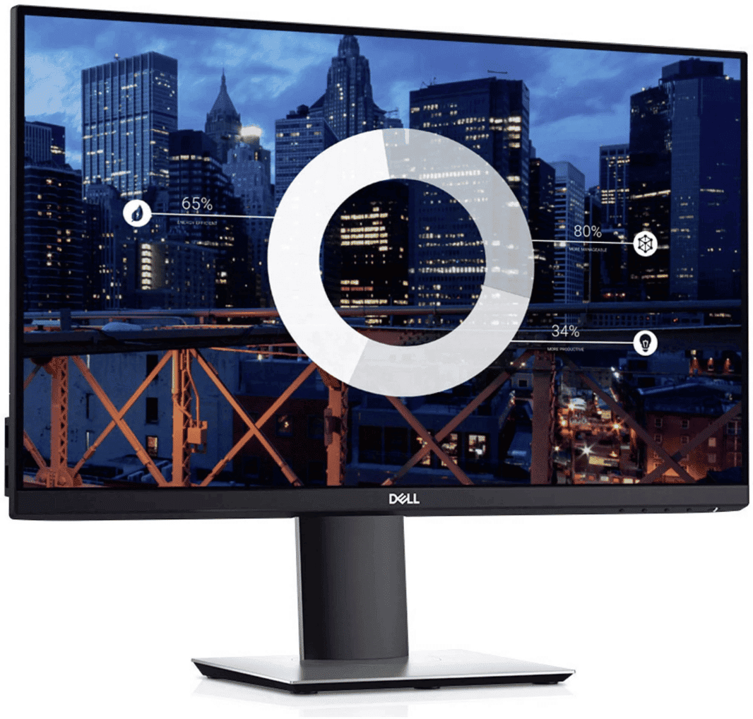 Dell P2419H schwarz 23,8 Zoll Full HD 1920x1080 DisplayPort HDMI VGA USB Höhenverstellbar Refurbished