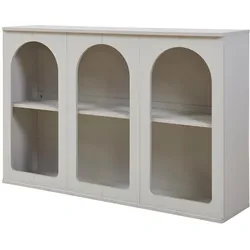 En.Casa, Kommode + Sideboard, Sideboard Trorhun 120x30x80 cm Grau (120 x 30 x 80 cm)