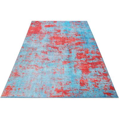 Teppich WECON HOME "Hot Spring", bunt (multi), B:60cm H:6mm L:100cm, Kunstfaser, Teppiche, Teppich, Wohnzimmer